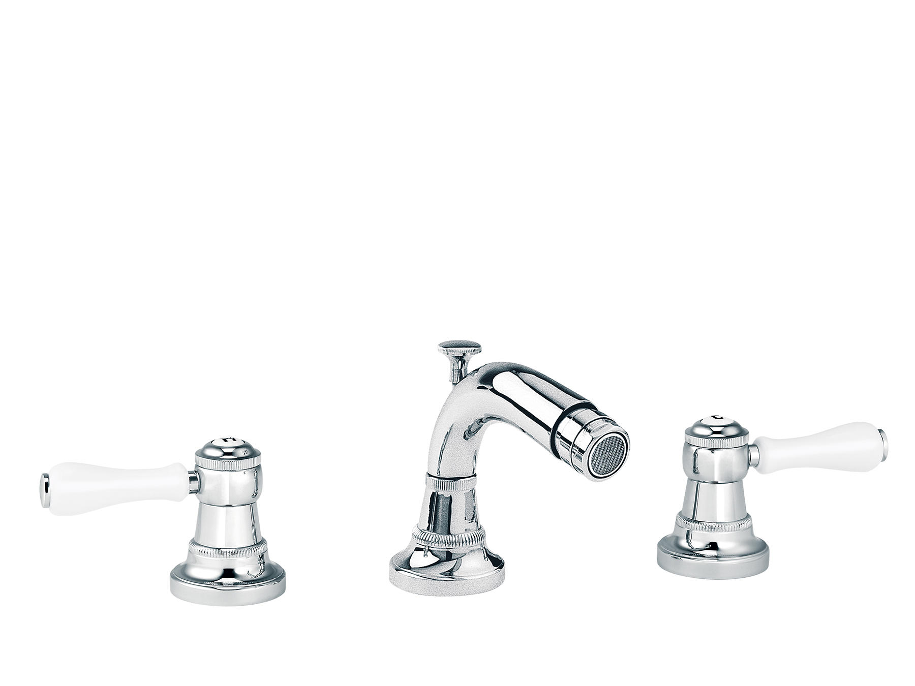 3-gats bidetmengkraan, met lediging