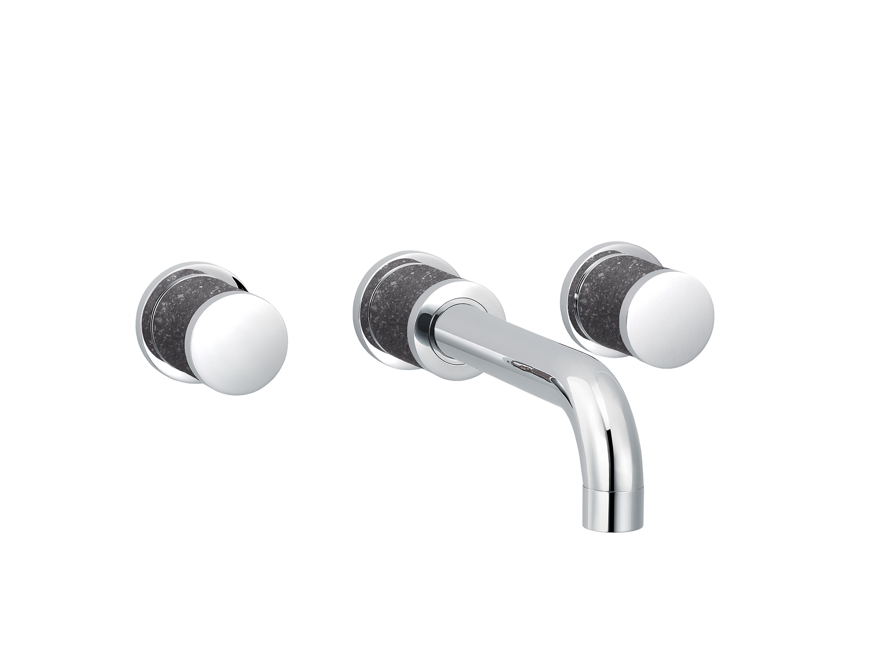 3-gats wandmengkraan voor wastafel